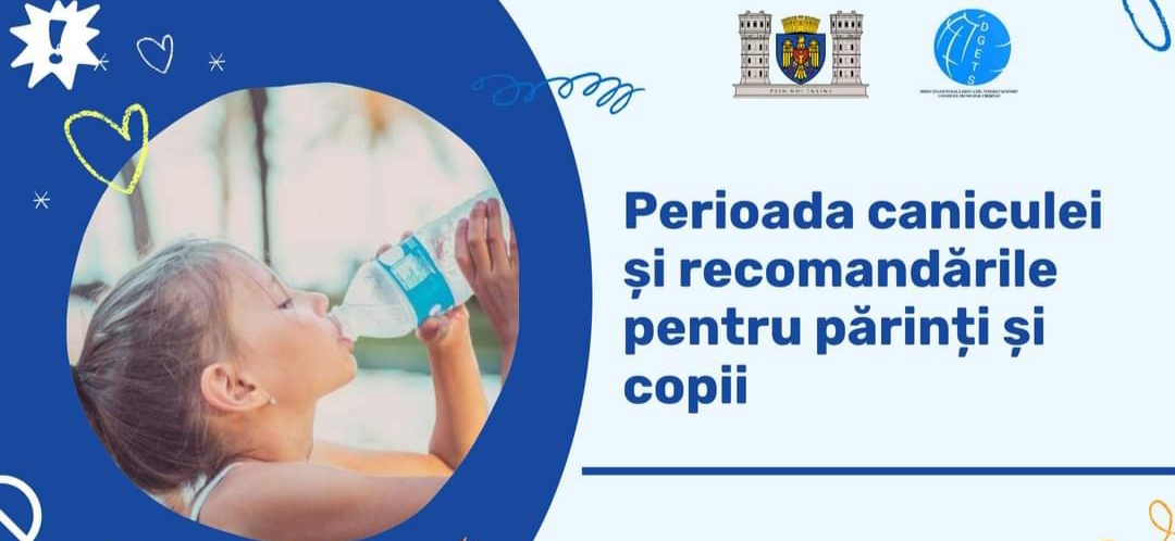 ❗❗Perioada caniculei și recomandările pentru părinți și copii