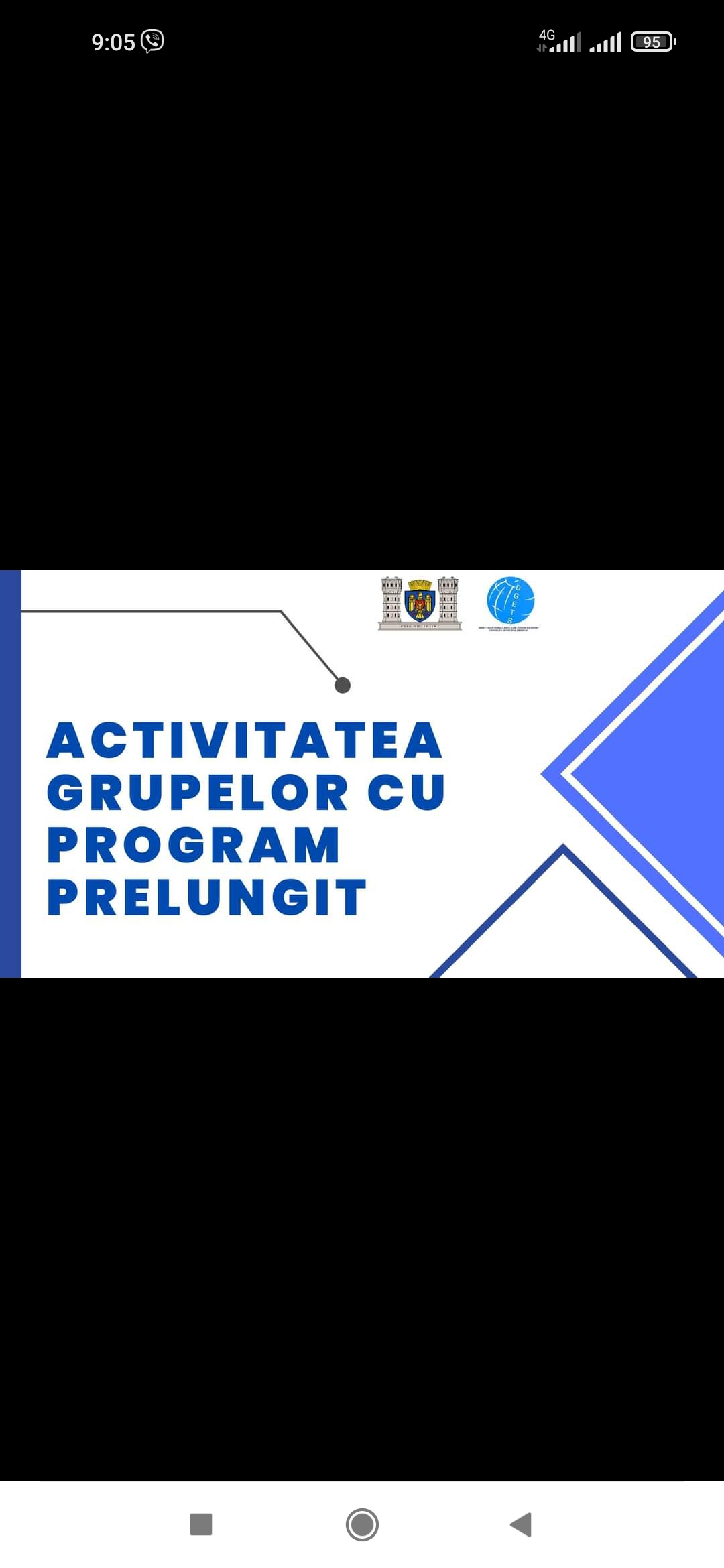 ℹ️Direcția Generală Educație, Tineret și Sport a Primăriei municipiului Chișinău informează comunitatea civilă despre activitatea Grupelor cu Program Prelungit (GPP)